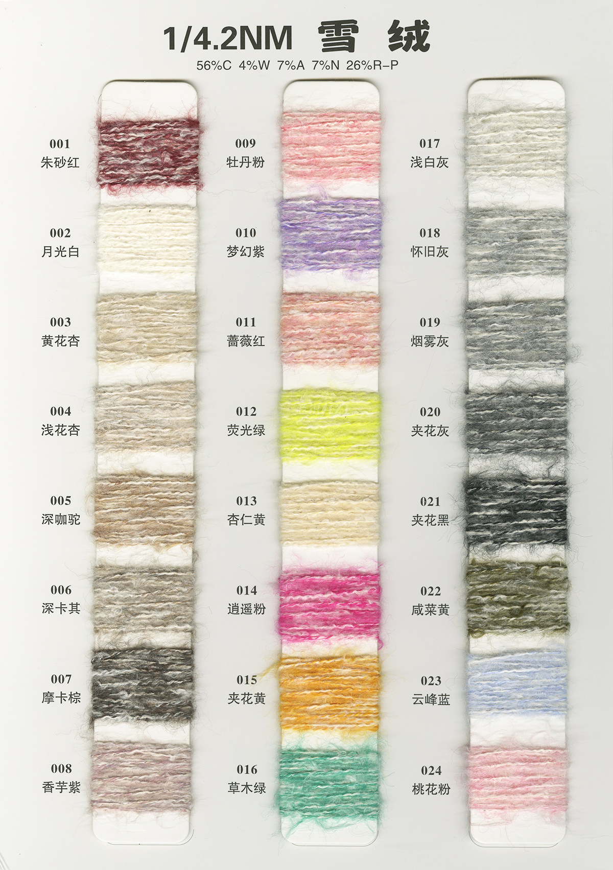 Type 11 color card 2